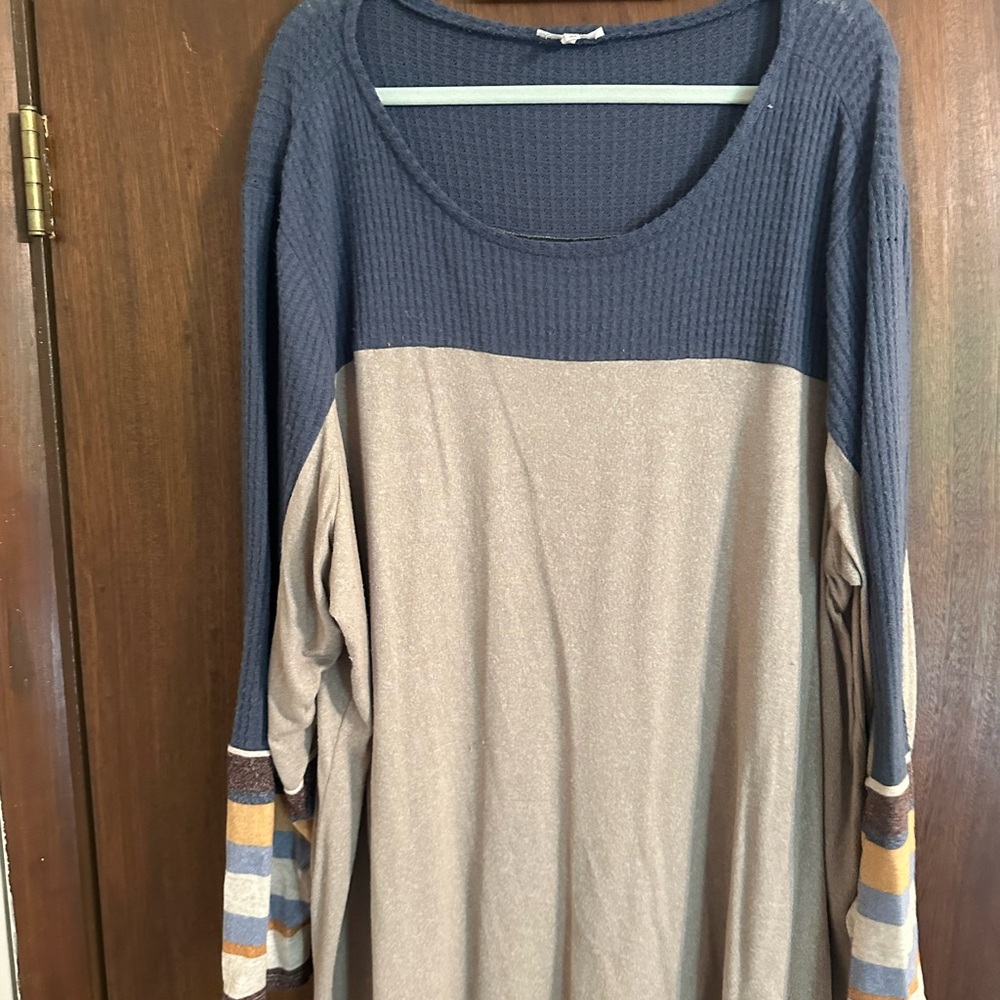 Maurices Navy Textured Knit Top